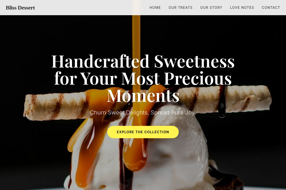Bliss Dessert